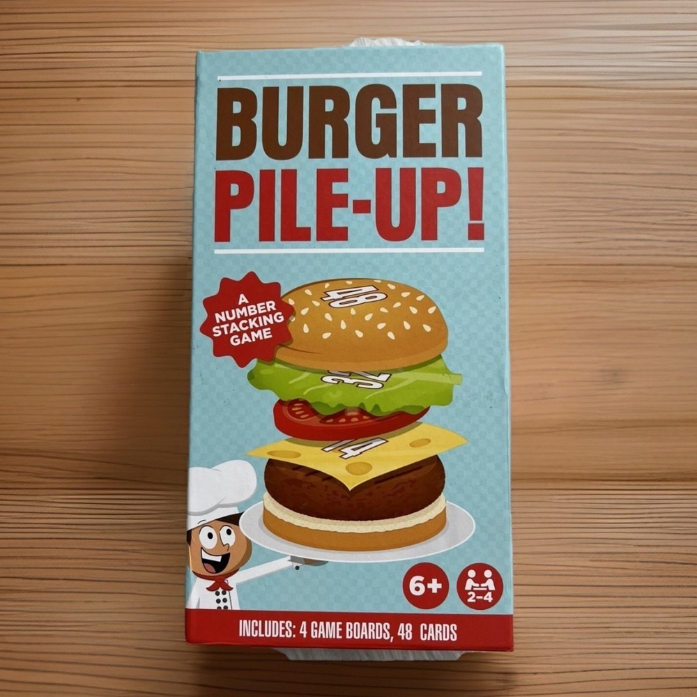 Burger Pile-Up - A Number‎ Stacking Game - Family Card Game